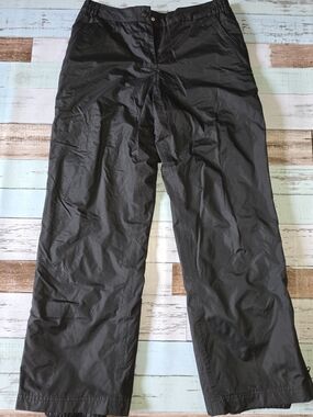 Athletic Works Women's Black Snow Pants with Side Pockets
